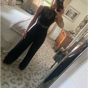 Giani Bini black lace jumpsuit